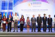 Presentation of ASEAN@50 Vol 1 to the panellists